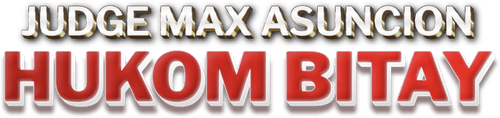 Hukom Bitay: Judge Max Asuncion logo