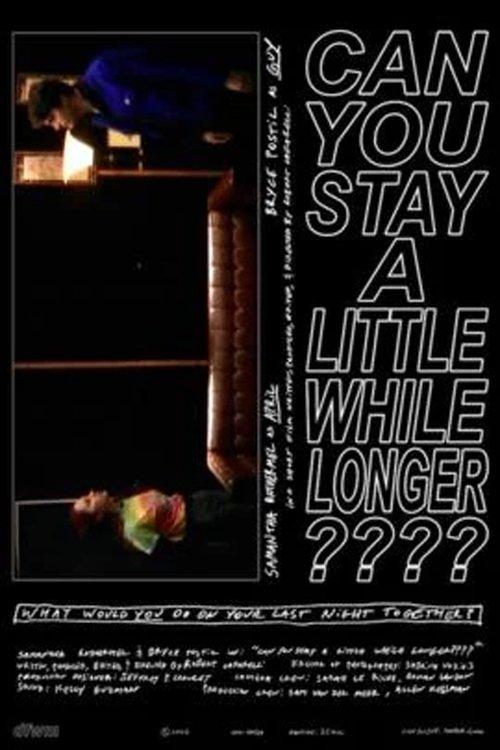 Can You Stay a Little While Longer???? film afişi