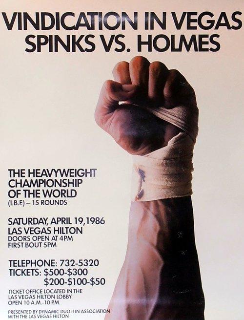 Larry Holmes vs. Michael Spinks II film afişi