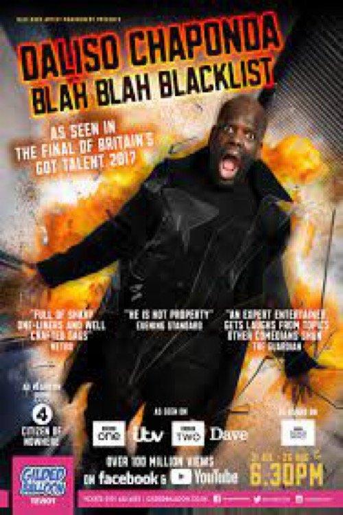 Daliso Chaponda: Blah Blah Blacklist film afişi