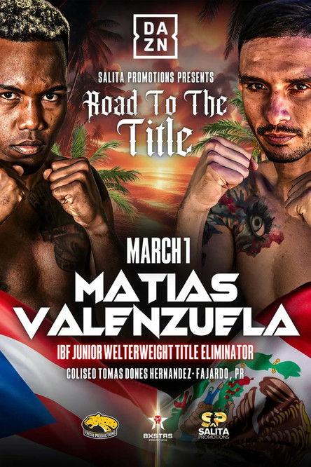 Subriel Matias vs. Gabriel Valenzuela film afişi