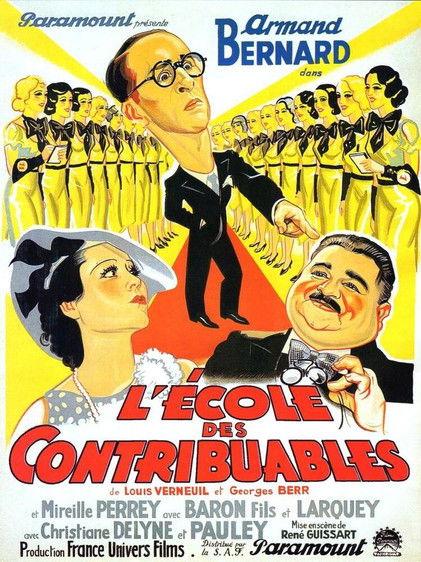 L'École des contribuables film afişi