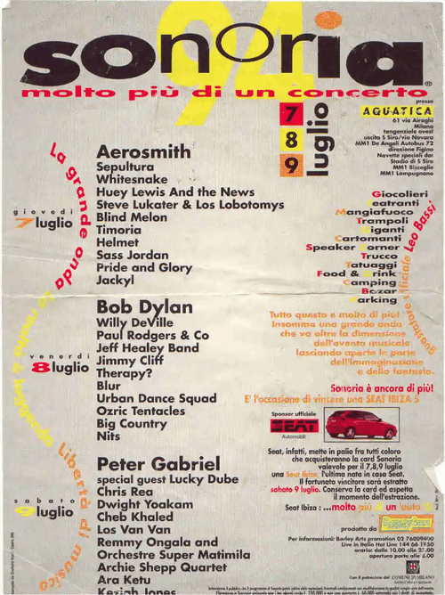 Whitesnake in Concert - Sonoria Festival at Acquatica Park logo