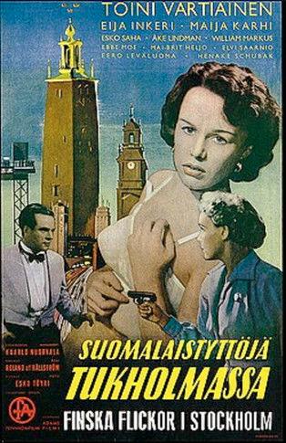 Suomalaistyttöjä Tukholmassa film afişi