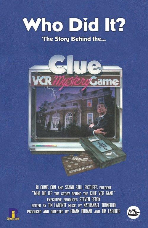 Who Did It? The Story Behind the Clue VCR Mystery Game film afişi