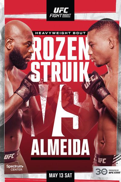 UFC on ABC 4: Rozenstruik vs. Almeida film afişi