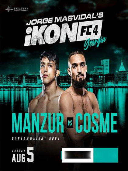 Jorge Masvidal's iKON FC 4: Mansur vs. Cosme film afişi