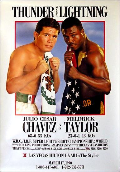 Julio César Chávez vs. Meldrick Taylor I film afişi