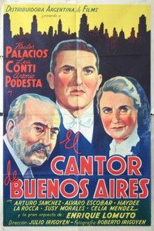 El cantor de Buenos Aires film afişi