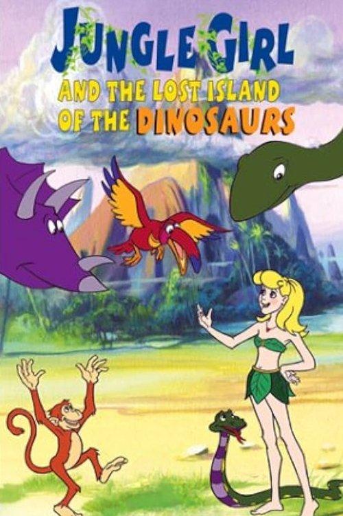 Jungle Girl and the Lost Island of Dinosaurs film afişi