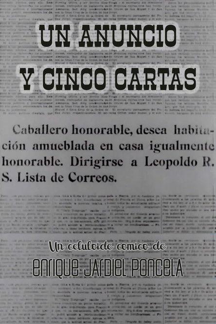 Un anuncio y cinco cartas film afişi