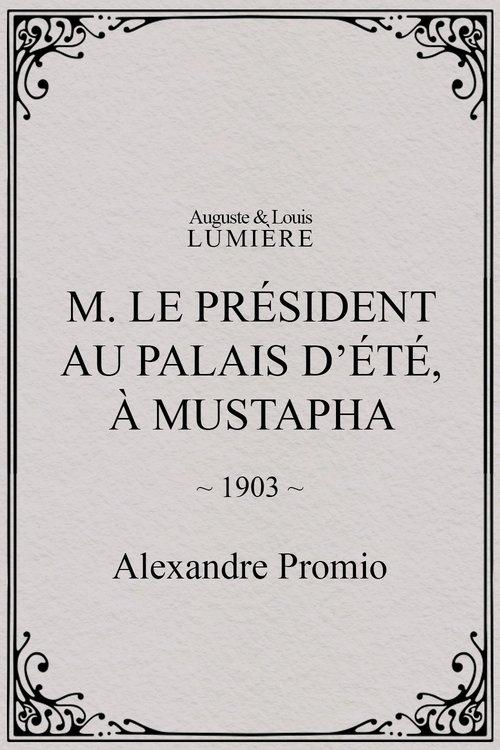 M. le président au palais d’été, à Mustapha film afişi