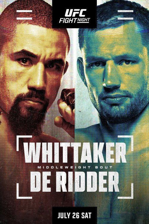 UFC on ABC 9: Whittaker vs. de Ridder film afişi