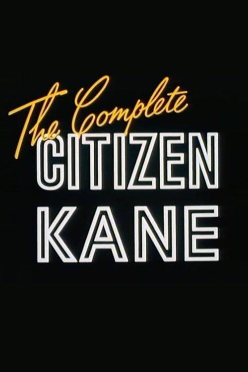 The Complete 'Citizen Kane' film afişi