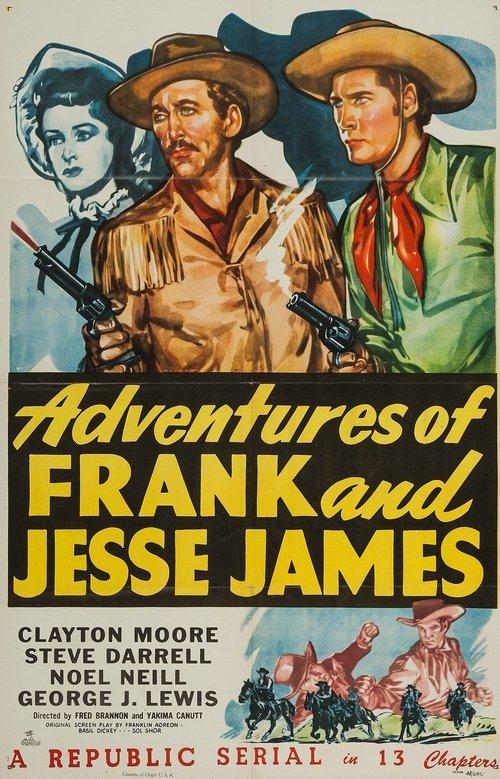 Adventures of Frank and Jesse James film afişi