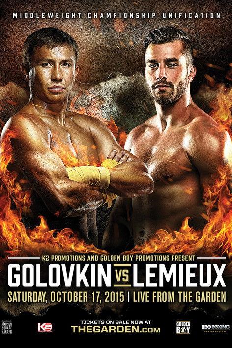 Gennady Golovkin vs. David Lemieux film afişi