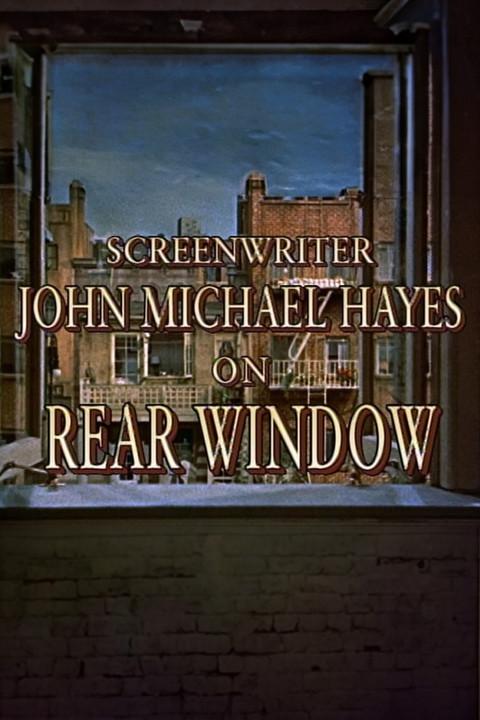 Screenwriter John Michael Hayes on 'Rear Window' film afişi