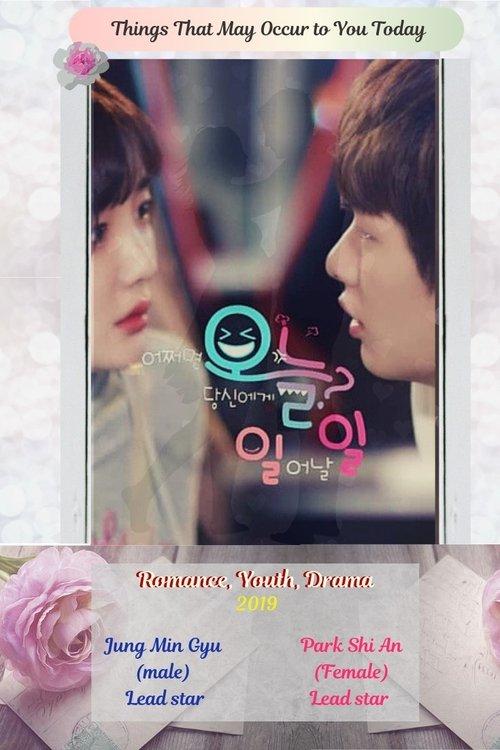 Things That May Occur to You Today dizi afişi