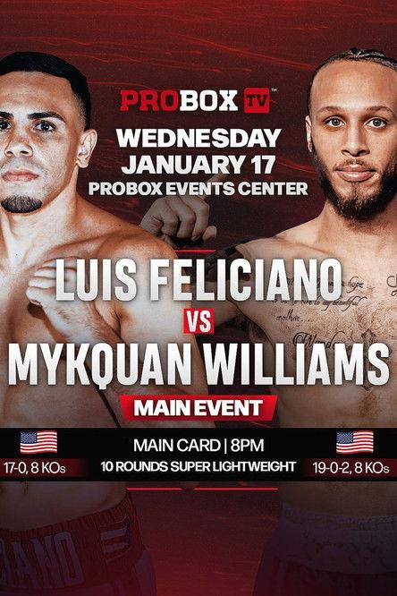 Luis Feliciano vs. Mykquan Williams film afişi