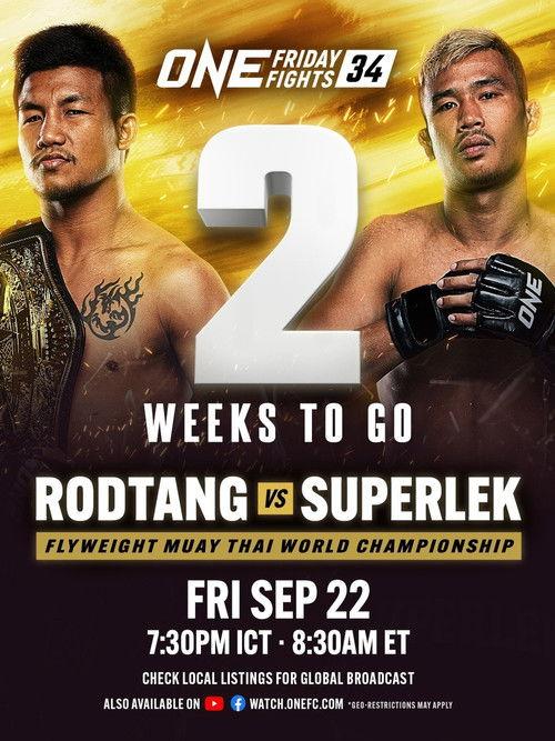 ONE Friday Fights 34: Rodtang vs. Superlek film afişi