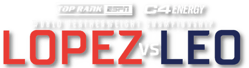 Luis Alberto Lopez vs. Angelo Leo logo