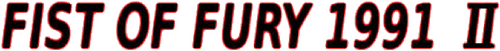 Fist of Fury 1992 logo
