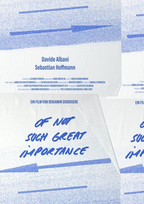 Of Not Such Great Importance film afişi