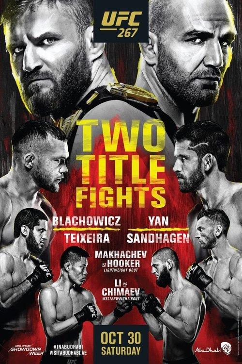 UFC 267: Blachowicz vs. Teixeira film afişi