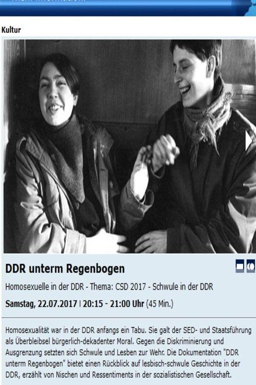 DDR unterm Regenbogen film afişi