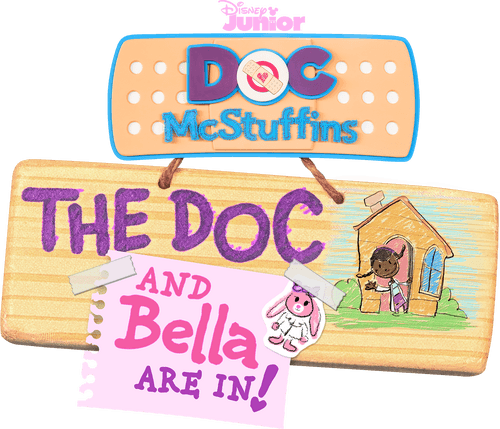 Doc McStuffins: The Doc and Bella Are In! logo