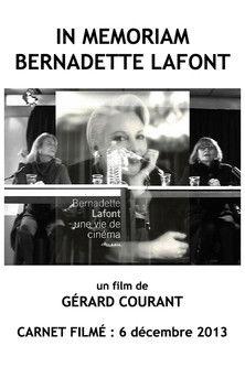 In Memoriam Bernadette Lafont film afişi