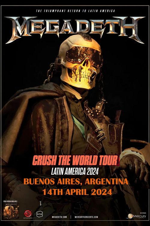 Megadeth - Crush the World: Live at Buenos Aires 2024 (Night 2) film afişi
