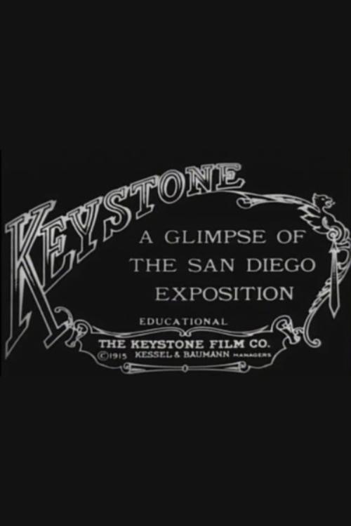 A Glimpse of the San Diego Exposition film afişi