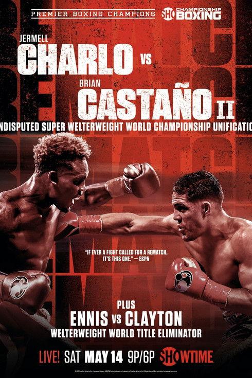 Jermell Charlo vs. Brian Castaño II film afişi