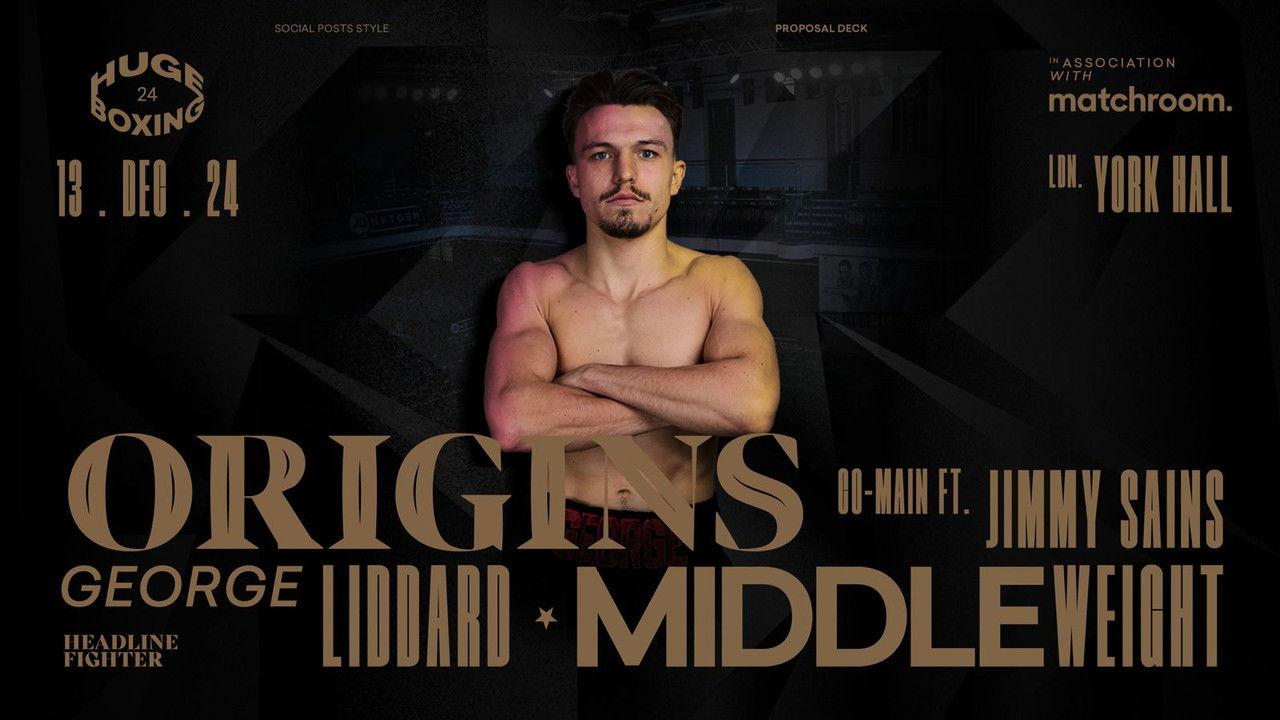 George Liddard vs. Omar Ilunga backdrop