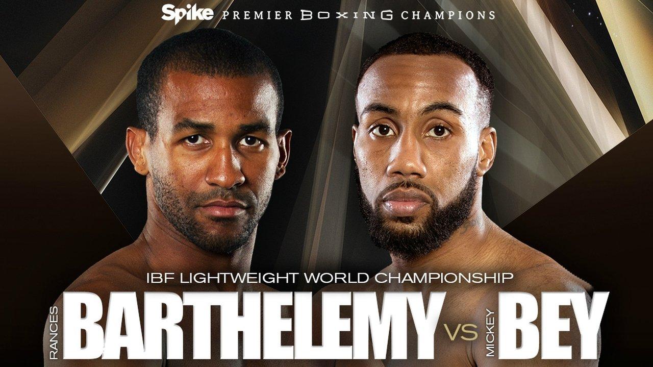 Rances Barthelemy vs. Mickey Bey backdrop