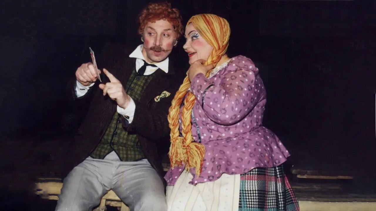 America in the Bathhouse backdrop