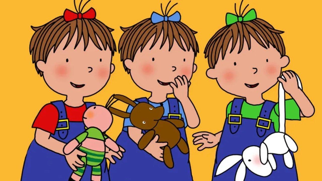 The Baby Triplets backdrop