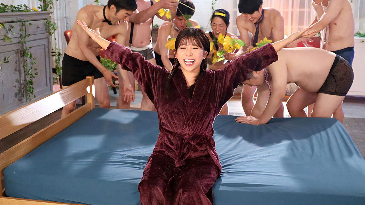 にこと大乱交、しよ?みんなが恋する11人乱交シチュエーション! 川越にこのタイプな男性が発覚!? backdrop