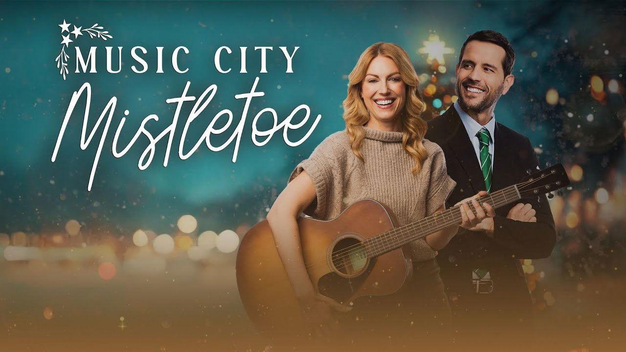 Music City Mistletoe backdrop