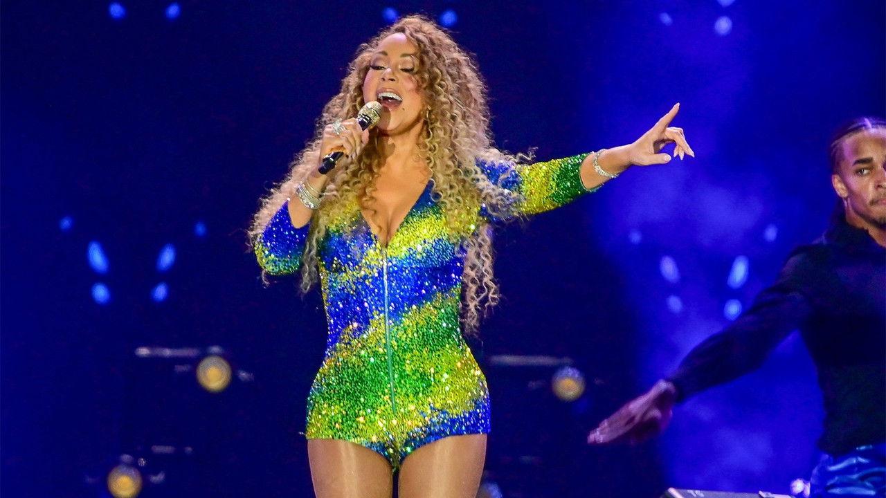 Mariah Carey: The Town 2025 backdrop