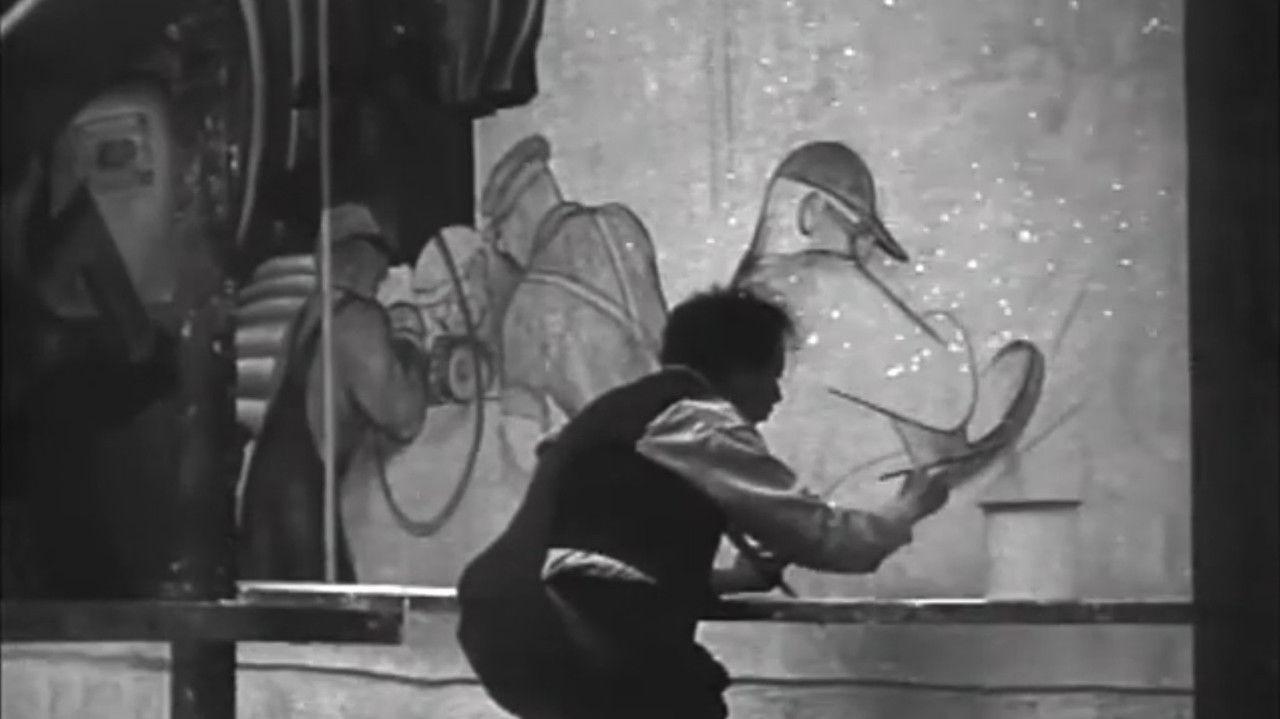 Detroit's Rivera backdrop