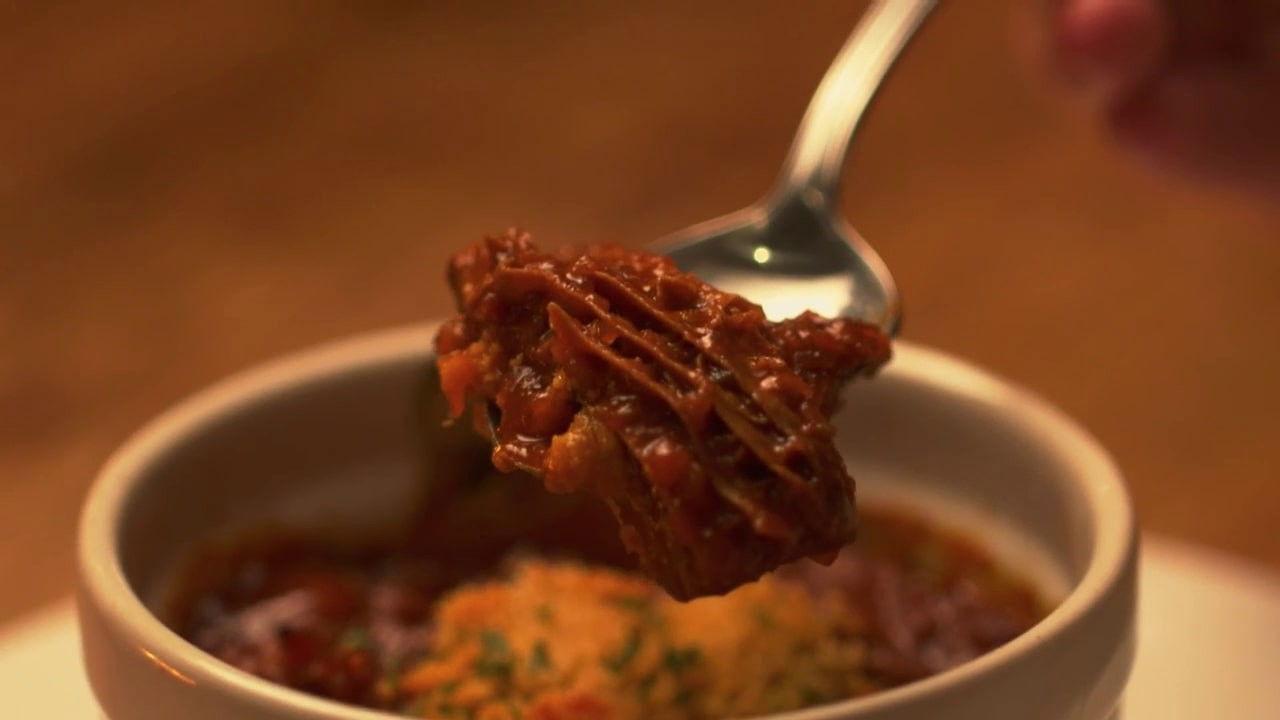 Tripe stew at the bar