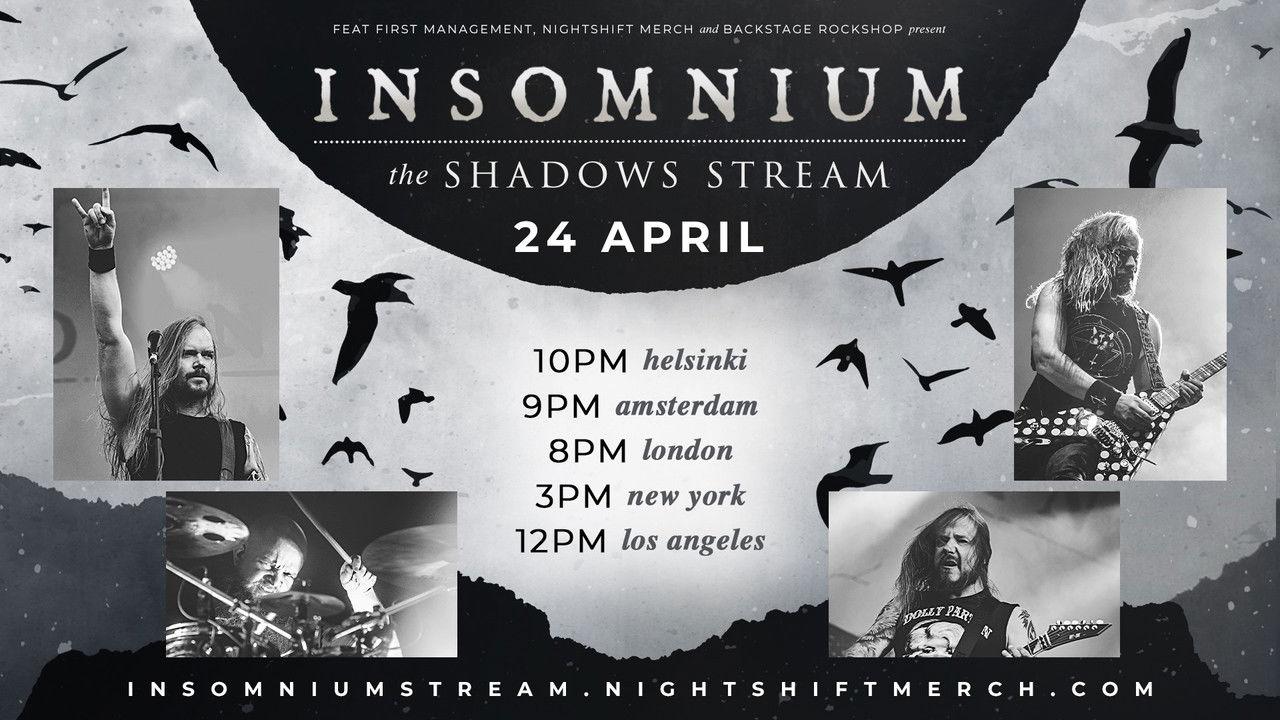 Insomnium - The Shadows Stream backdrop