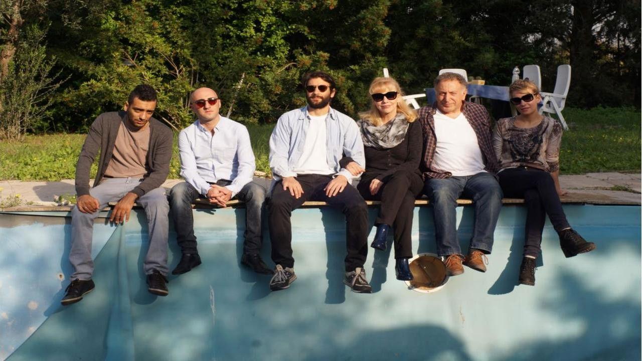 Everything Is Broken Up and Dances backdrop