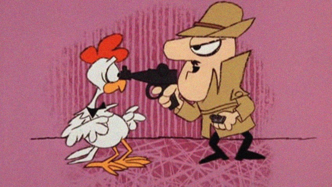 Cock-A-Doodle Deux Deux backdrop