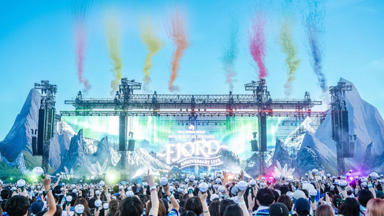MGA MAGICAL 10 YEARS ANNIVERSARY LIVE ~FJORD~ ON SCREEN backdrop