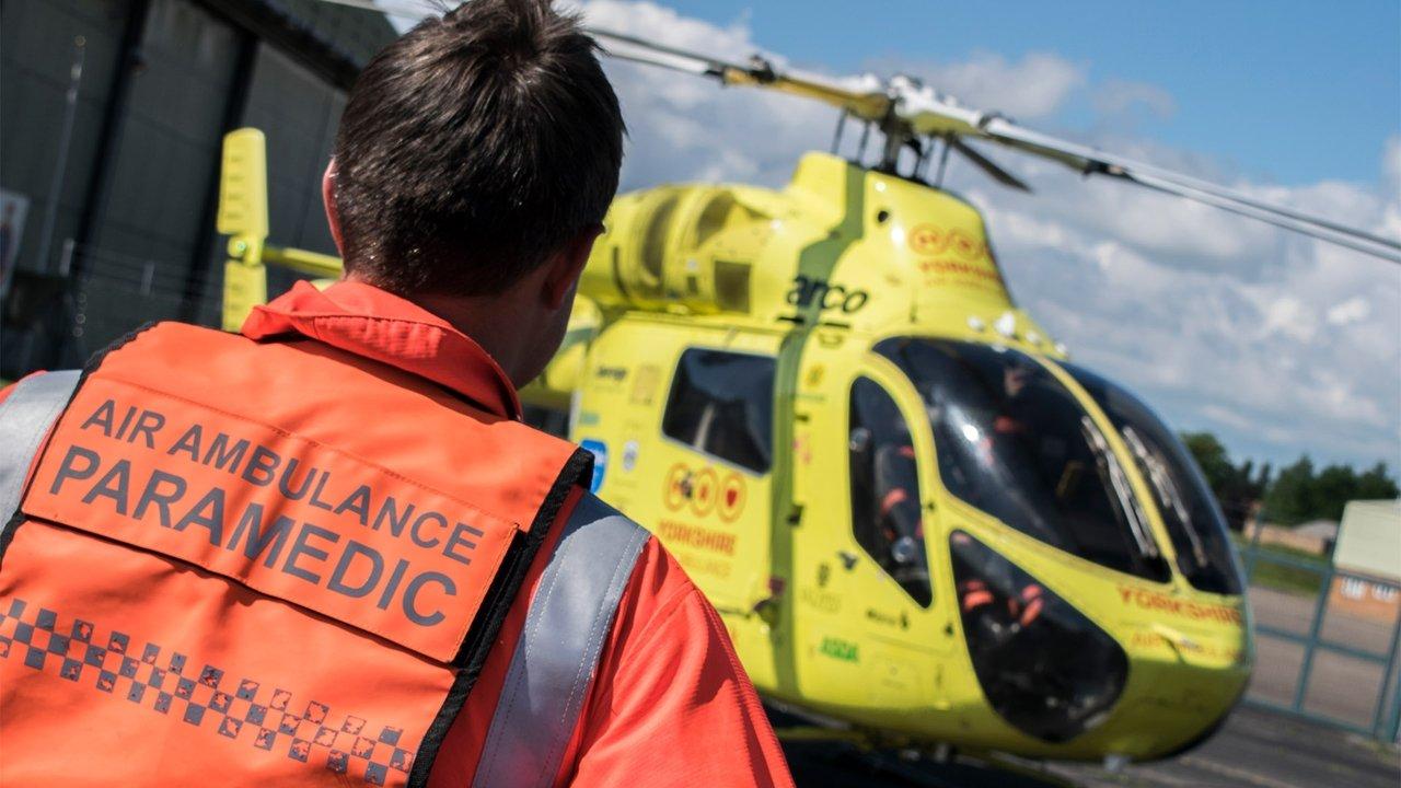 Helicopter ER backdrop