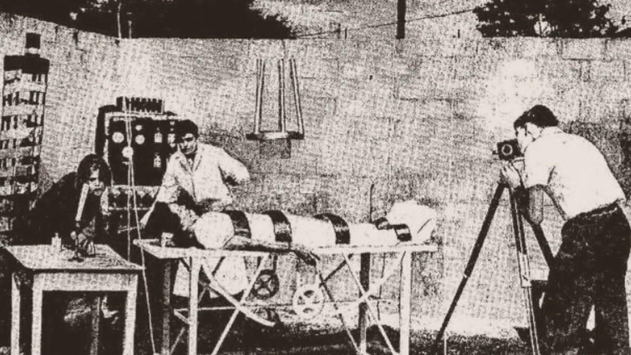 Frankenstein backdrop