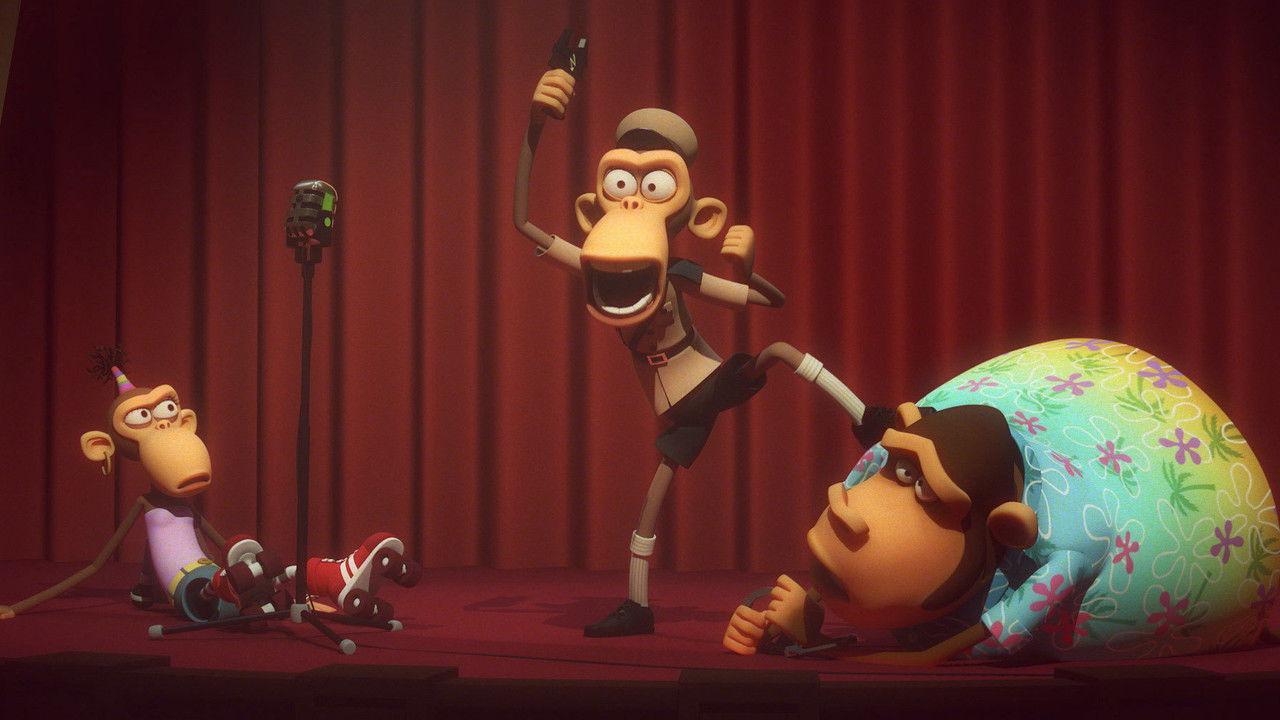 Primates of the Caribbean backdrop